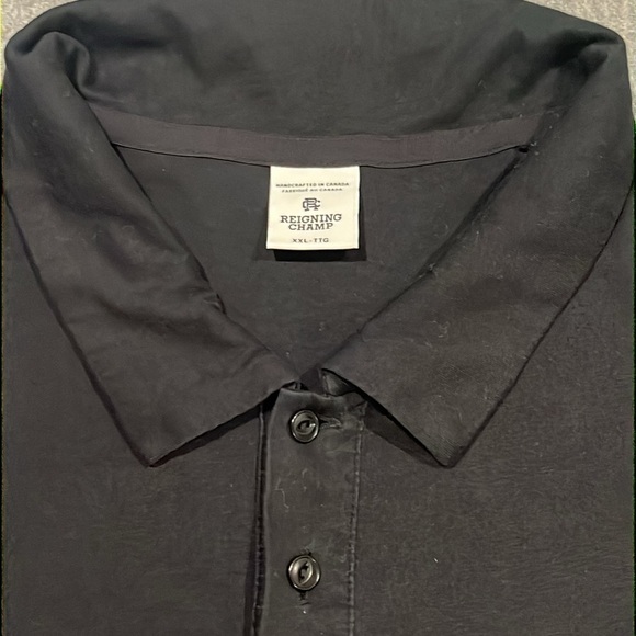 Reining Champ mens black polo shirt XXL - Picture 2 of 10
